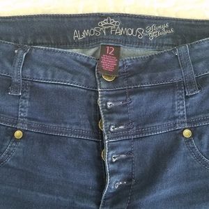 Almost Famous Skinny Leg High Waist Pants